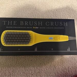 Drybar Brush Crush Heated Straightener - Bright Yellow